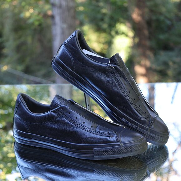 Converse x John Varvatos Black Leather Slip On 2016 - Picture 4 of 16